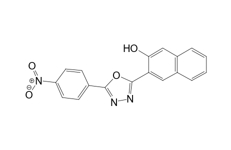 2-Naphthalenol, 3-[5-(4-nitrophenyl)-1,3,4-oxadiazol-2-yl]-