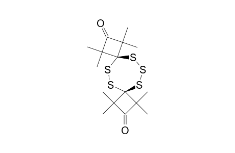 1,1,3,3,8,8,10,10-OCTAMETHYL-5,6,11,12,13-PENTATHIADISPIRO-[3.3.3.2]-TRIDECANE-2,9-DIONE