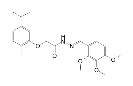 acetic acid, [2-methyl-5-(1-methylethyl)phenoxy]-, 2-[(E)-(2,3,4-trimethoxyphenyl)methylidene]hydrazide