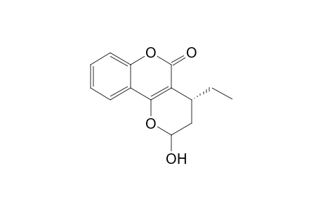 (4R)-4-Ethyl-2-hydroxy-3,4-dihydropyrano-[3,2-c]-chromen-5(2H)-one