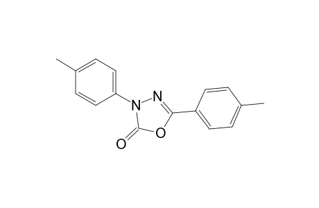 1,3,4-Oxadiazol-2(3H)-one, 3,5-bis(4-methylphenyl)-