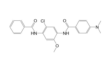 N-[4-(benzoylamino)-5-chloro-2-methoxyphenyl]-4-(dimethylamino)benzamide