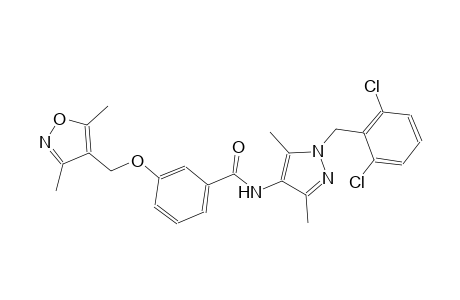 benzamide, N-[1-[(2,6-dichlorophenyl)methyl]-3,5-dimethyl-1H-pyrazol-4-yl]-3-[(3,5-dimethyl-4-isoxazolyl)methoxy]-