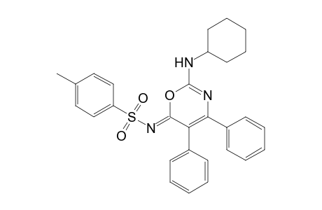 4,5-Diphenyl-2-(cyclohexylamino)-6-(tosylimino)-6H-1,3-oxazine