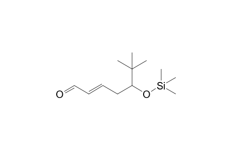 6,6-Dimethyl-5-(trimethylsiloxy)hept-2-en-1-al