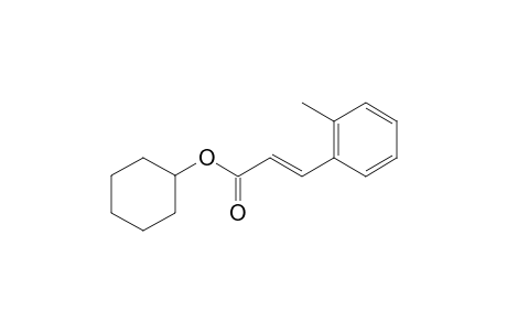 (E)-Cyclohexyl 3-(o-tolyl)acrylate