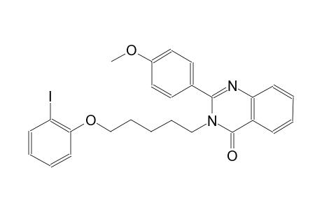 3-[5-(2-iodophenoxy)pentyl]-2-(4-methoxyphenyl)-4(3H)-quinazolinone
