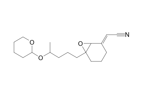 (E)-6-[4-(Tetrahydro-2-pyranyloxy)pentyl]-7-oxabicyclo[4.1.0]hept-2-ylideneacetonitrile