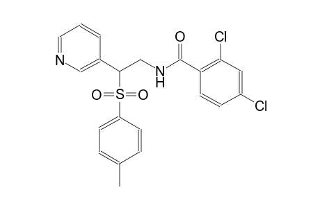 benzamide, 2,4-dichloro-N-[2-[(4-methylphenyl)sulfonyl]-2-(3-pyridinyl)ethyl]-
