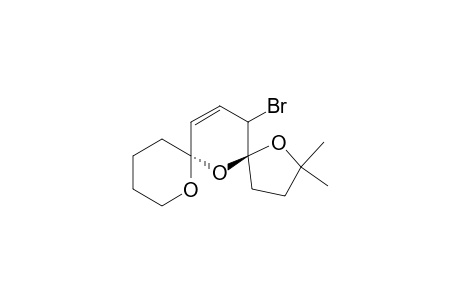 trans-15-Bromo-2,2-dimethyl-1,6,8-trioxadispiro[4.1.5.3]pentadec-13-ene