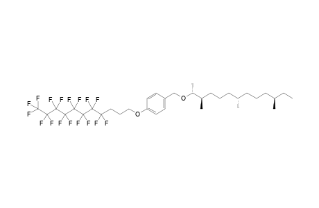 1-(4,4,5,5,6,6,7,7,8,8,9,9,10,10,11,11,11-heptadecafluoroundecoxy)-4-[[(1R,2R,6S,10R)-1,2,6,10-tetramethyldodecoxy]methyl]benzene