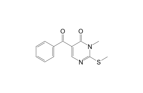 5-Benzoyl-3-methyl-2-(methylthio)pyrimidin-4(3H)-one