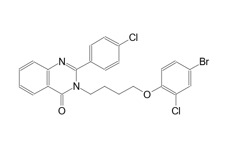 3-[4-(4-bromo-2-chlorophenoxy)butyl]-2-(4-chlorophenyl)-4(3H)-quinazolinone