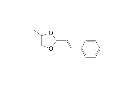 4-Methyl-2-[(E)-2-phenylethenyl]-1,3-dioxolane