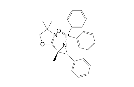 (2R*,3R*)-2-(1-Diphenylphosphinoyl-2-methyl-3-phenylaziridin-2-yl)-4,4-dimethyl-4,5-dihydrooxazole