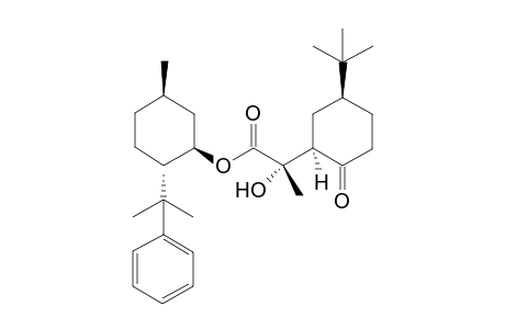 (2S,3R)-5-Methyl-2-(1-methyl-1-phenylethyl)cyclohexyl 2-hydroxy-2-(2-oxo-5-tert-butylcyclohexyl)propanoate