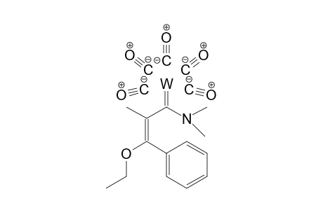 (E)-[1-(dimethylamino)-3-ethoxy-2-methyl-3-phenylpropenylidene]pentacarbonyl tungstene