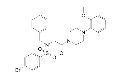 benzenesulfonamide, 4-bromo-N-[2-[4-(2-methoxyphenyl)-1-piperazinyl]-2-oxoethyl]-N-(phenylmethyl)-