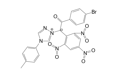 4-Bromobenzoyl 4-(4-tolyl)-1,2,4-triazol-1-ium 2,4,6-trinitrophenylmethylide