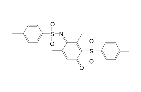 N-[2,6-dimethyl-4-oxo-3-(toluene-4-sulfonyl)-cyclohexa-2,5-dienylidene]-4-methyl-benzenesulfonamide