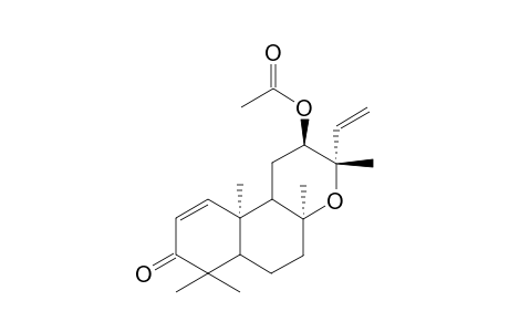 12.beta.-Actoxy-3-oxo-1-en-ent-13-epi-manoyl oxide
