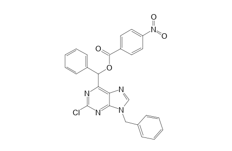 9-BENZYL-2-CHLORO-6-[(PHENYL)-(4-NITROBENZOYLOXY)-METHYL]-PURINE