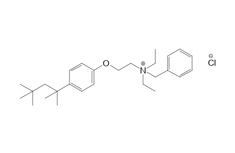 benzyliethyl{2-[p-(1,1,3,3-tetramethylbutyl)phenoxy]ethyl}ammonium chloride