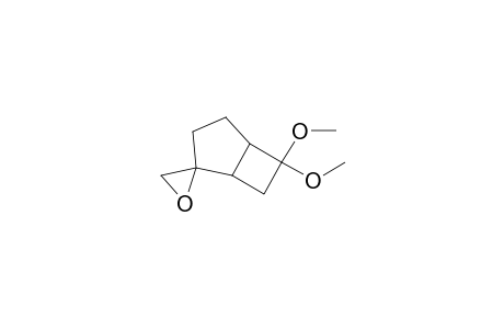 Spiro[bicyclo[3.2.0]heptane-2,2'-oxirane], 6,6-dimethoxy-