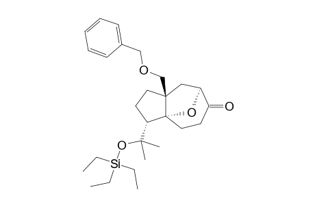 (1R*,2R*,5R*,7S*)-5-Benzyloxymethyl-2-(1-methyl-1-triethylsiloxyethyl)-11-oxatricyclo[5.3.1.0(1,5)]-8-undecanone