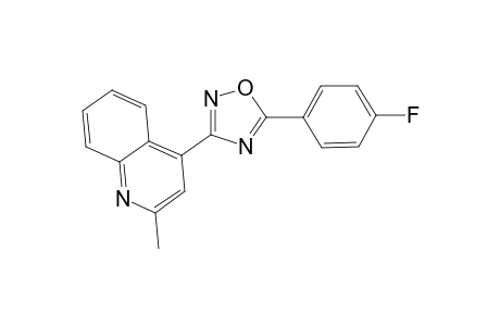 4-[5-(4-fluorophenyl)-1,2,4-oxadiazol-3-yl]-2-methylquinoline