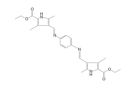 4,4'-[p-PHENYLENEBIS(IMINOMETHYLENE)]BIS[3,5-DIMETHYLPYRROLE-2-CARBOXYLIC ACID], DIETHYL ESTER