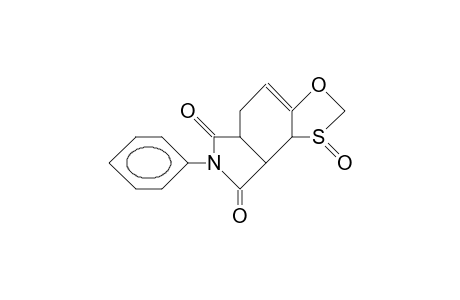 6-Phenyl-5,7,10-trioxo-6-aza-12-oxa-10-thia-tricyclo(7.3.0.0/4,8/)dodec-1-ene