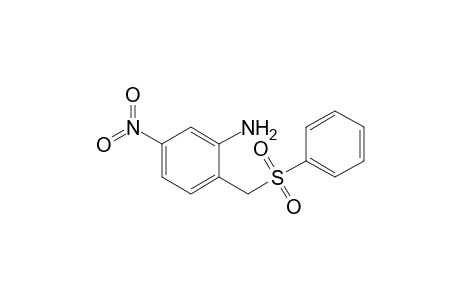 5-Nitro-2-[(phenylsulfonyl)methyl]aniline