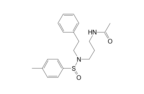 Acetamide, N-[3-[[(4-methylphenyl)sulfinyl](2-phenylethyl)amino]propyl]-
