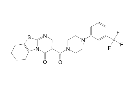 4H-pyrimido[2,1-b]benzothiazol-4-one, 6,7,8,9-tetrahydro-3-[[4-[3-(trifluoromethyl)phenyl]-1-piperazinyl]carbonyl]-