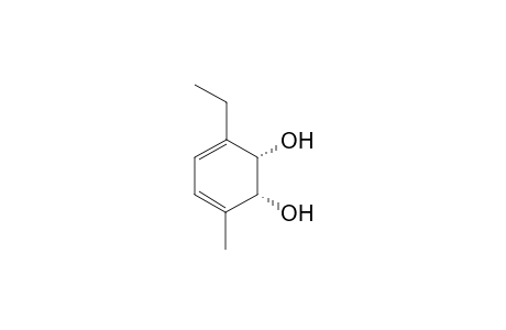 (1S,2R)-3-ethyl-6-methyl-cyclohexa-3,5-diene-1,2-diol