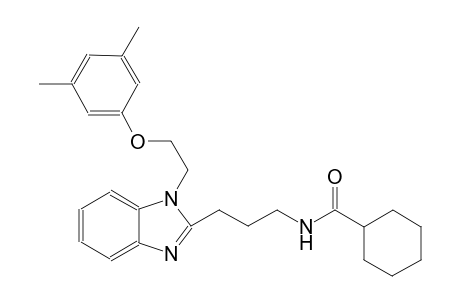 cyclohexanecarboxamide, N-[3-[1-[2-(3,5-dimethylphenoxy)ethyl]-1H-benzimidazol-2-yl]propyl]-
