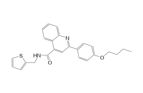 2-(4-butoxyphenyl)-N-(2-thienylmethyl)-4-quinolinecarboxamide