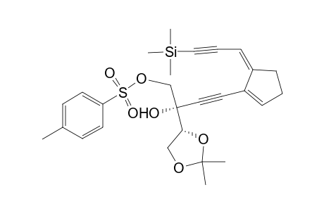 (2S)-2-[(4R)-2,2-Dimethyl-1,3-dioxolan-4-yl]-2-hydroxy-4-[(5Z)-5-[(3-trimethylsilyl)-2-propynylidene]-1-cyclopenten-1-yl]-3-butyn-1-yl p-toluenesulfonate