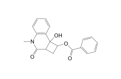 2a,3,4,8b-tetrahydro-8b-hydroxy-4-methyl-1-benzoyloxycyclobuta[c]quinolin-3(1H)-one