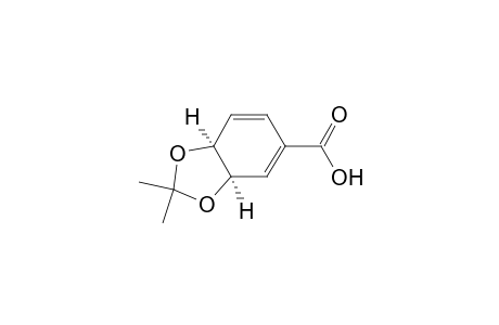 (3aR,7aS)-2,2-dimethyl-3a,7a-dihydro-1,3-benzodioxole-5-carboxylic acid