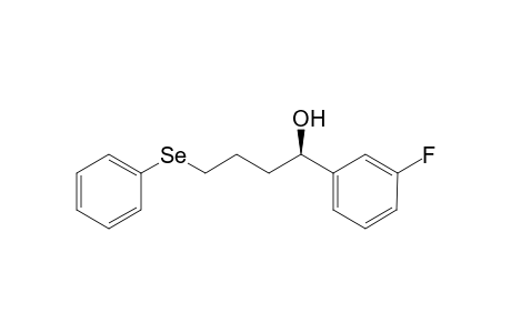 (1R)-1-(3-Fluorophenyl)-4-(phenylseleno)butan-1-ol