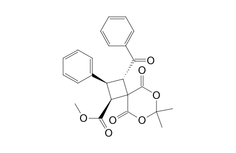 cis,trans-1-Methoxycarbonyl-2-phenyl-3-benzoyl-7,7-dimethyl-6,8-dioxaspiro[3,5]nona-5,9-di-one