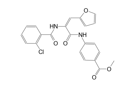 benzoic acid, 4-[[(2E)-2-[(2-chlorobenzoyl)amino]-3-(2-furanyl)-1-oxo-2-propenyl]amino]-, methyl ester
