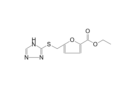 2-furancarboxylic acid, 5-[(4H-1,2,4-triazol-3-ylthio)methyl]-, ethyl ester