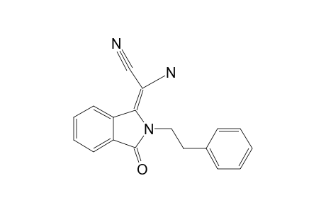 (2Z)-AMINO-[3-OXO-2-(2-PHENYLETHYL)-2,3-DIHYDRO-1H-ISOINDOL-1-YLIDENE]-ACETONITRILE