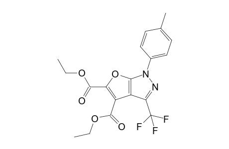 Diethyl 1-(p-tolyl)-3-(trifluoromethyl)-1H-furo[2,3-c]pyrazole-4,5-dicarboxylate
