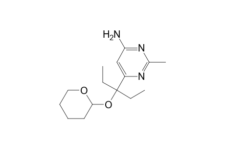 4-Amino-6-(1-ethyl-1-tetrahydropyranyloxypropyl)-2-methylpyrimidine