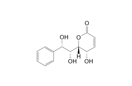 (2S,3R)-2-[(1S,2S)-1,2-bis(oxidanyl)-2-phenyl-ethyl]-3-oxidanyl-2,3-dihydropyran-6-one