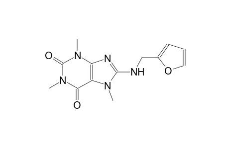 1H-purine-2,6-dione, 8-[(2-furanylmethyl)amino]-3,7-dihydro-1,3,7-trimethyl-